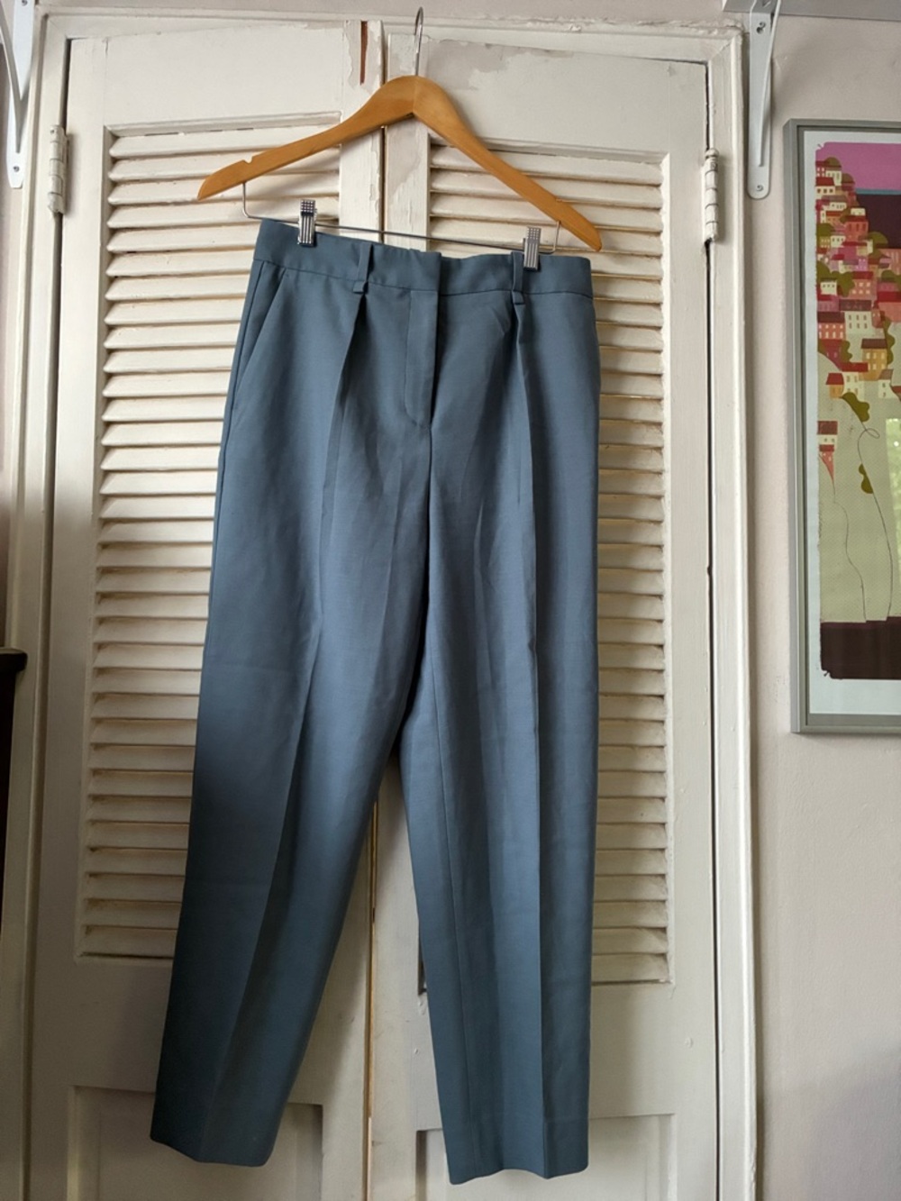 Maje Dress Pants in Slate Blue
